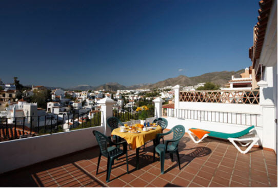 Apartamentos Marina Turquesa Nerja Ristorante foto